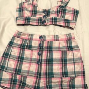 Spring summer shorts set